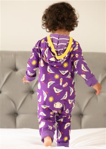 Hooded Seagull Playsuit - thumbnail 3