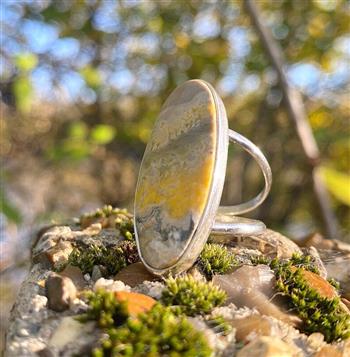 Bumblebee Jasper Ring - thumbnail 0