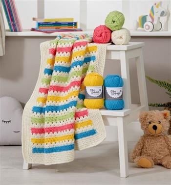 Carnival Crochet Baby Blanket Kit - thumbnail 2