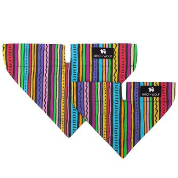 Rainbow Stripe Dog Bandana - thumbnail 3