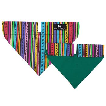 Rainbow Stripe Dog Bandana - thumbnail 4