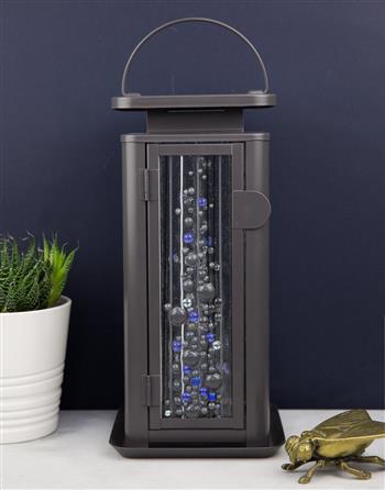 Blue Handmade Glass Lantern - thumbnail 0