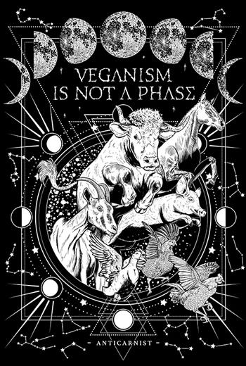 Veganism Is Not A Phase Zip-up Hoodie - thumbnail 0