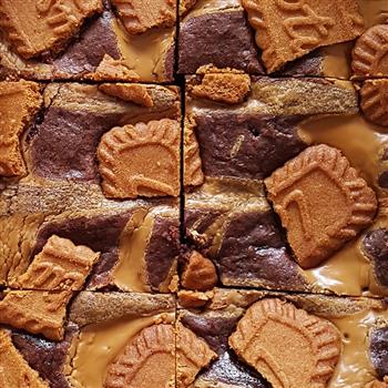 Vegan Biscoff Brownies - thumbnail 0