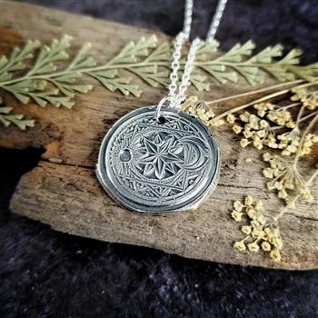 Sun and Moon Celestial Necklace - thumbnail 0