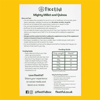 Mighty Millet and Quinoa Dog Food Kit - thumbnail 4