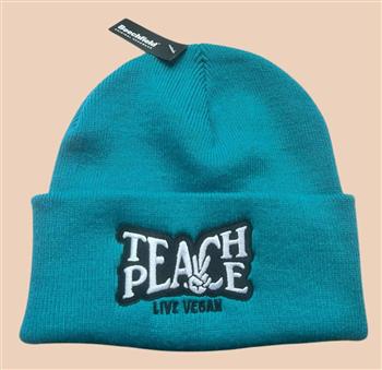 Teach Peace Beanie Hat - thumbnail 4