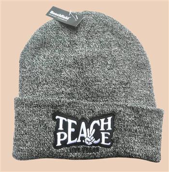 Teach Peace Beanie Hat - thumbnail 6
