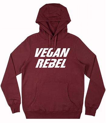 Vegan Rebel Unisex Hoodie - thumbnail 3