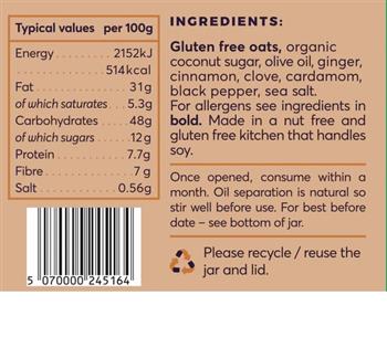 Chai Spiced Granola Butter - thumbnail 0