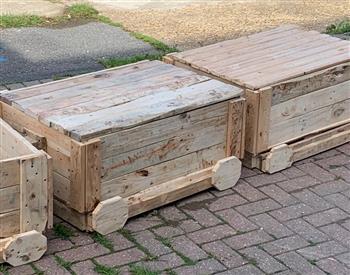 Children's Wooden Garden Train Play Set - thumbnail 3