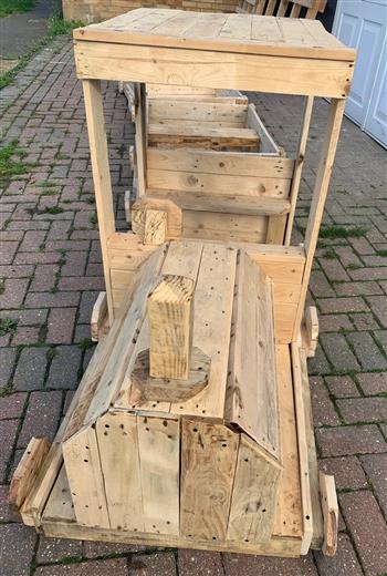 Children's Wooden Garden Train Play Set - thumbnail 4