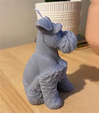 Schnauzer Dog Candle - thumbnail 0