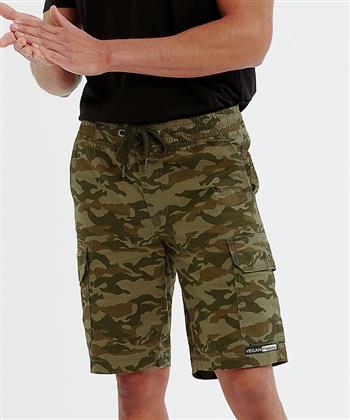 Vegan Unisex Cargo Utility Shorts - thumbnail 1