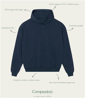 A More Compassionate World Hoodie - thumbnail 4