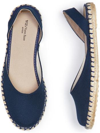 Recycled Espadrille Slingbacks - thumbnail 2