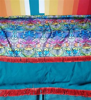 Deluxe Organic Lumi Print Throw - thumbnail 4