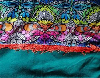 Deluxe Organic Lumi Print Throw - thumbnail 6