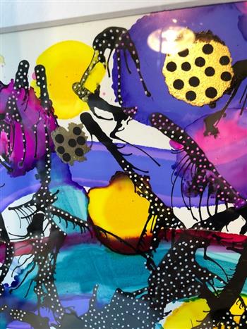 Alcohol Ink On Yupo - thumbnail 3