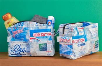 Upcycled Wash Bag - thumbnail 2