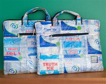 Upcycled Laptop Bag - thumbnail 2