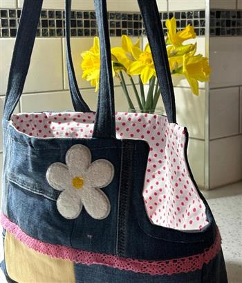 Denim Pet Carrier - thumbnail 1