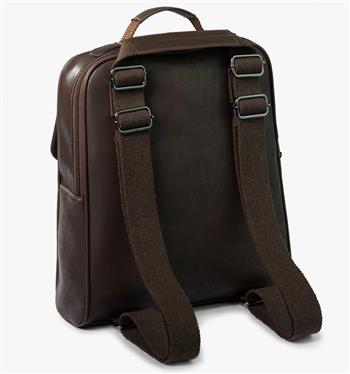 Vegan Leather Laptop Backpack - thumbnail 3