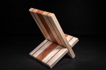 Maple, Cherry & Rosewood Phone Stand - thumbnail 2