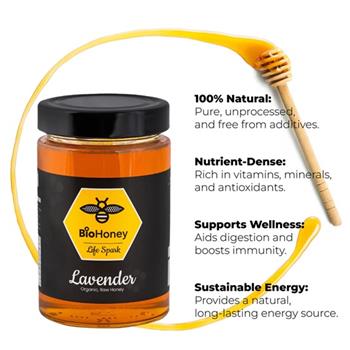 Lavendar Organic Raw Honey - thumbnail 3