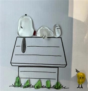 Seaglass Snoopy - thumbnail 2