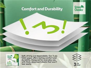 The Green Cheeks Bamboo Toilet Paper - thumbnail 6