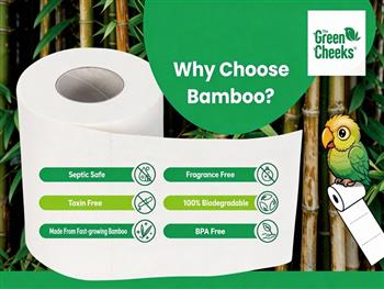 The Green Cheeks Bamboo Toilet Paper - thumbnail 7