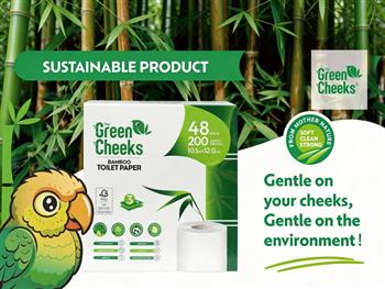 The Green Cheeks Bamboo Toilet Paper - thumbnail 10