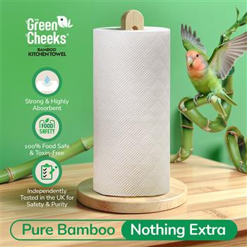 The Green Cheeks Bamboo Kitchen Roll - thumbnail 6