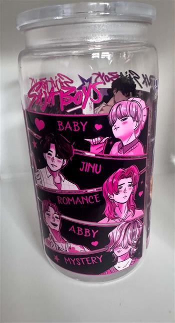 Pre made Plastic themed can tumbler - thumbnail 0