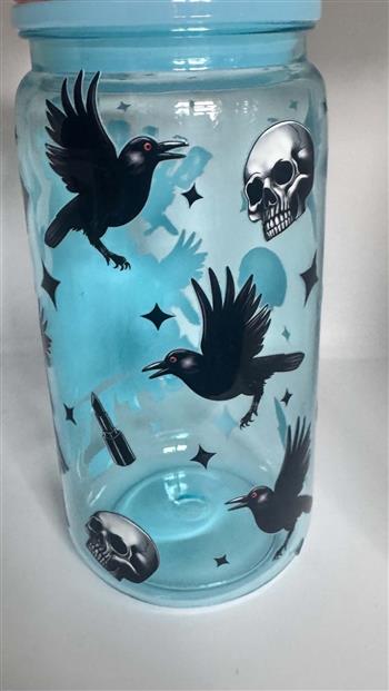 Pre made Plastic themed can tumbler - thumbnail 0