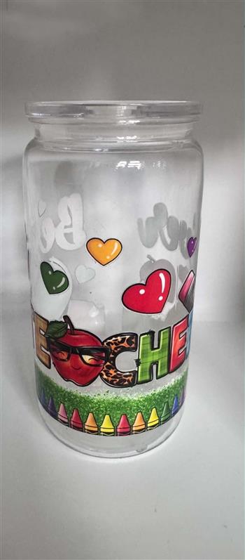 Pre made Plastic themed can tumbler - thumbnail 0