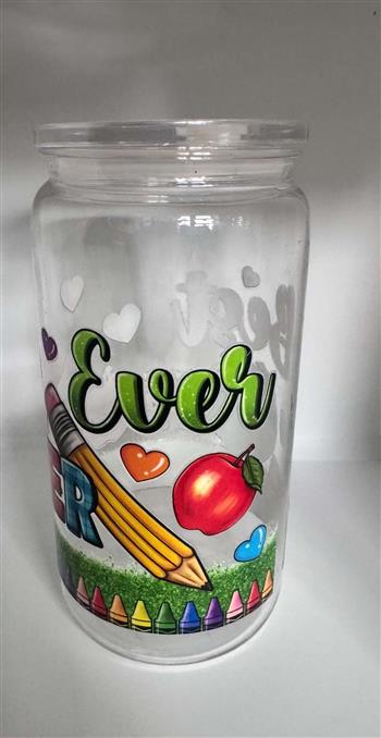 Pre made Plastic themed can tumbler - thumbnail 0