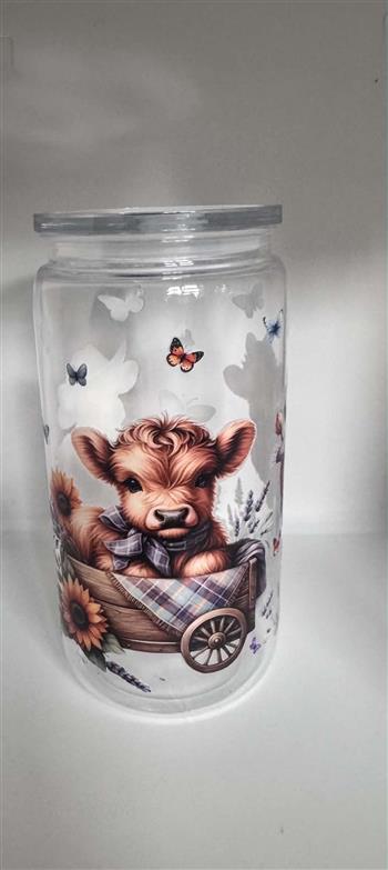 Pre made Plastic themed can tumbler - thumbnail 0