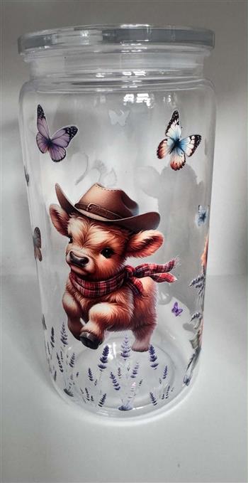 Pre made Plastic themed can tumbler - thumbnail 0