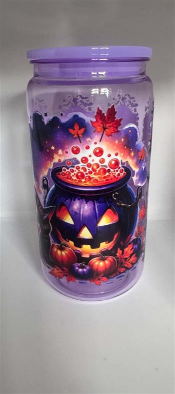 Pre made Plastic themed can tumbler - thumbnail 0