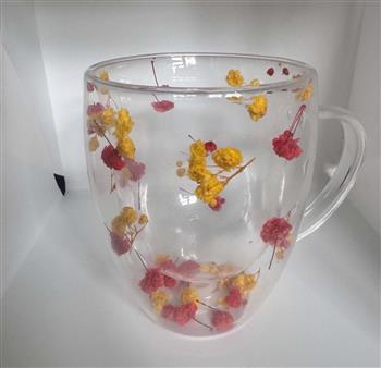 Glass double walled mug - thumbnail 0