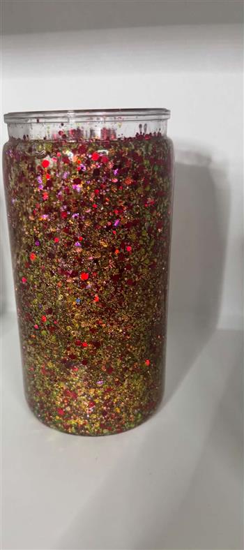 16oZ snowglobe tumbler - thumbnail 0
