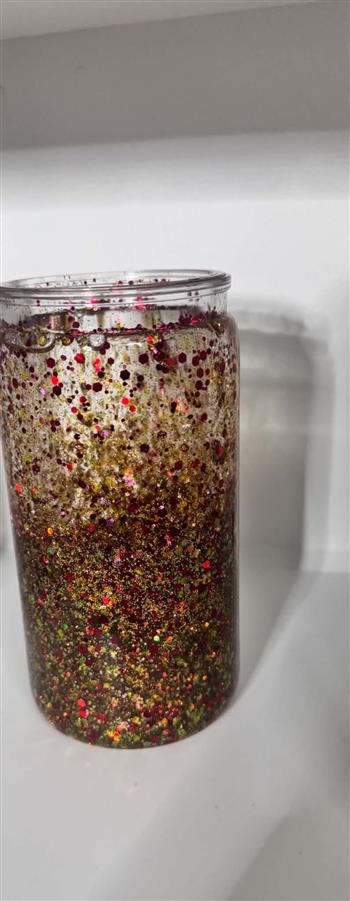 16oZ snowglobe tumbler - thumbnail 0