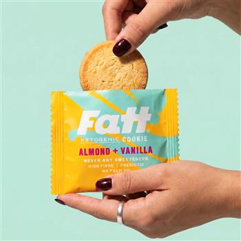 Fatt Almond & Vanilla Cookies (12 x 30g) - thumbnail 2