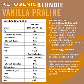 Fatt Vanilla Praline Blondie (18 x 40g) - thumbnail 0