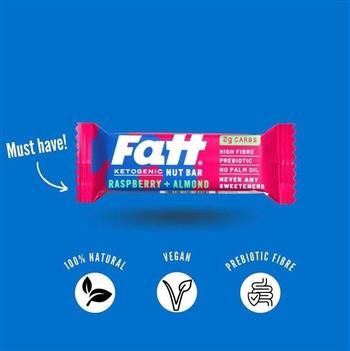 Fatt Raspberry & Almond Bar (20 x 30g) - thumbnail 3