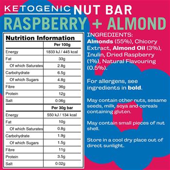 Fatt Raspberry & Almond Bar (20 x 30g) - thumbnail 2