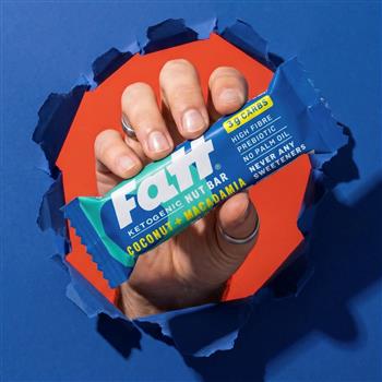 Fatt Coconut & Macadamia Bar (20 x 30g) - thumbnail 3