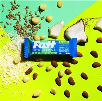 Fatt Coconut & Macadamia Bar (20 x 30g) - thumbnail 4